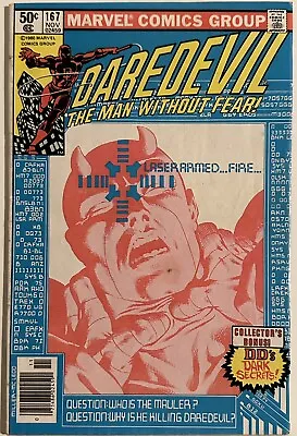 Buy Daredevil #167 FN (1980) 🔑: 1st Mauler / Frank Miller - Newsstand Issue • 11.99£