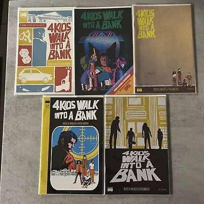 Buy 4 Kids Walk Into A Bank 1-5 Complete Set Lot Issues 1,2,3,4,5 Black Mask Comics • 28£