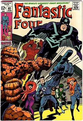 Buy Fantastic Four 82  Very Fine+ |  VF+  |  8.5  Classic Inhumans Cover!! • 80.74£