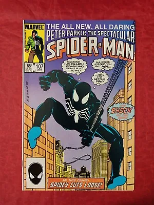 Buy Spectacular Spider-Man #107 VF+,  1985 Marvel, 1st Appearance Sin Eater • 25.49£