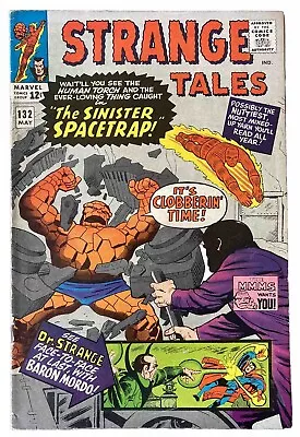 Buy Marvel Comics Strange Tales 132 VG+ 5.0 The Thing 1965 • 18£