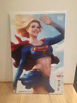 Buy Supergirl #28 Stanley Artgerm Lau Cover Variant (DC 2019) • 7.95£