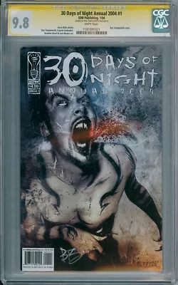 Buy 30 Days Of Night Annual #1 Cgc 9.8 Signature Series Signed Ben Templesmith Idw • 129.95£