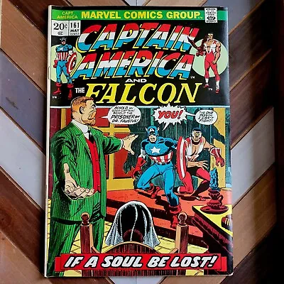 Buy Captain America #161 FN/VF (Marvel 1973)  2nd App & 1st Cover PEGGY CARTER • 10.95£