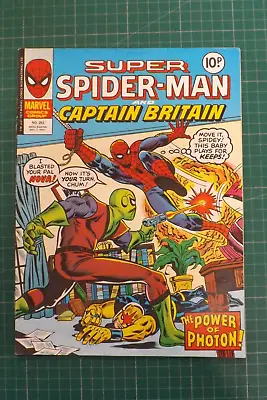 Buy COMIC MARVEL COMICS SUPER SPIDER-MAN AND CAPTAIN BRITAIN No.252 1977 GN1162 • 4.99£
