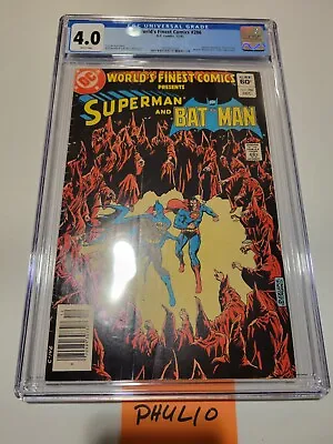 Buy World's Finest Comics #286 1982 CGC 4.0 Superman Batman Newsstand PRICE REDUCED • 18.13£