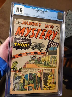 Buy Journey Into Mystery #83 CGC NG 1st Appearance THOR 1962 Incomplete MARVEL KEY! • 562.18£