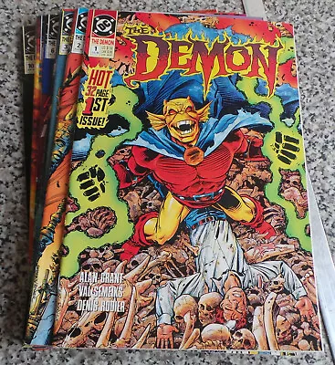 Buy DC The Demon 1 - 10 1990 Alan Grant Horror Occult Pulp 2000AD Jack Kirby Satanic • 26£