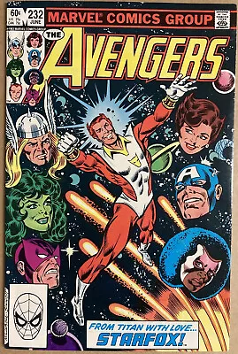 Buy Avengers #232 Vf June 1983 1st Eros As Starfox And Joins Avengers ! Great Key 🔑 • 39.99£