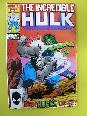 Buy Incredible Hulk #326 - Green Vs Gray Hulk - Todd McFarlane Cover - VF/NM -Marvel • 8£