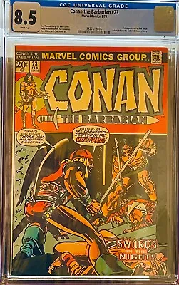 Buy Conan The Barbarian #23 CGC 8.5 1st Appearance Of Red Sonja Marvel Comics 1973 • 160.49£