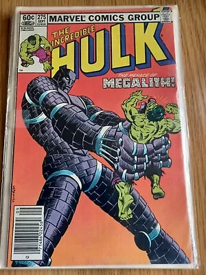 Buy Incredible Hulk 275 - 1982 • 3.99£