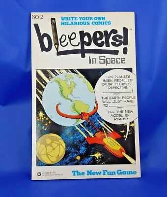 Buy Vintage 1980 Dc Comics  Bleepers! In Space  No. 2  The New Fun Game  Pad  New  • 18.38£