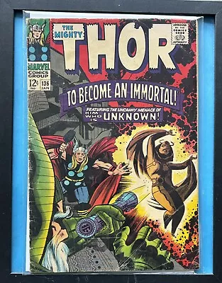 Buy Thor 136 Marvel 1966 GD/2.0/1st Reintroduction Of Sif 😵‍💫 • 20.08£