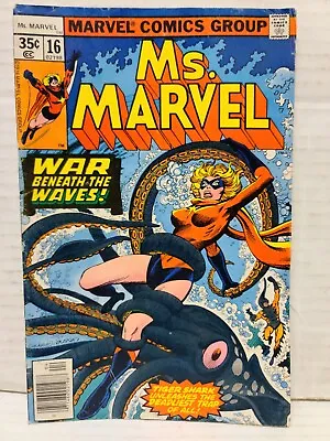 Buy Ms Marvel #16 | Mark Jewelers | 1st Cameo Mystique | Marvel Comics 1978 • 52.27£