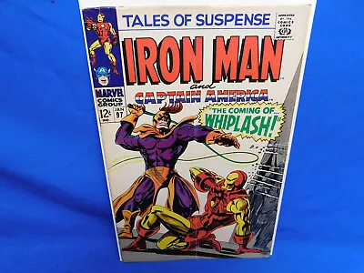 Buy Tales Of Suspense #97 1st Whiplash Appearance 1968 Marvel Comic Iron Man • 28.39£