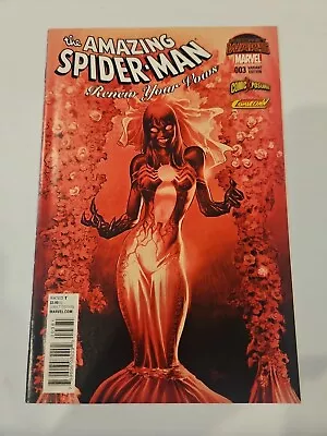Buy Amazing Spider-Man Renew Your Vows #3 Mike Deodato Red Variant NM Marvel 2015 • 8£