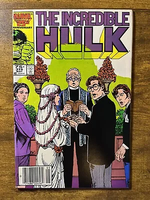 Buy The Incredible Hulk 319 Newsstand John Byrne Story Marriage To Betty Ross 1986 • 4.31£