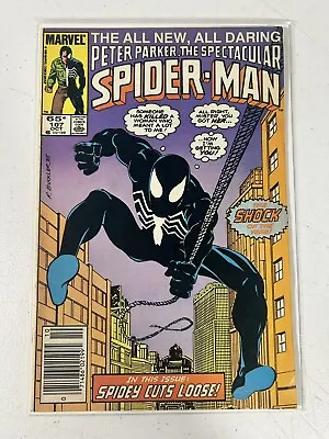 Buy Spectacular Spider-Man #107 (1985) (Newsstand) (FN) - 1st Sin-Eater • 3.95£