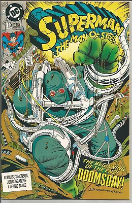 Buy Superman: Man Of Steel #18 (DC, 1992, Direct) NM New/Old Stock! FREE Shipping! • 23.70£