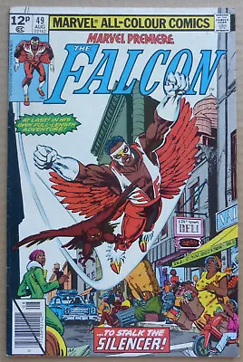 Buy Marvel Premiere #49,  The Falcon , Great Cover, High Grade Vf- • 7.50£