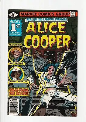 Buy Alice Cooper Marvel Premiere #50 1979 1st Comic App - 1st Print Last HTF Issue! • 38.43£