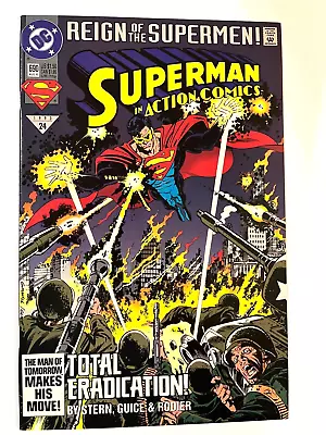 Buy Action Comics #690 DC (1993) Superboy/ Justice League Task Force/Guice, NM • 3.15£