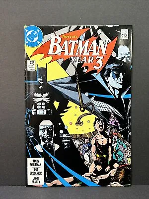 Buy Batman # 436 - 1st Timothy Drake Batman Year 3 Part 1 NM 9.4 1989 DC Comics • 17.78£
