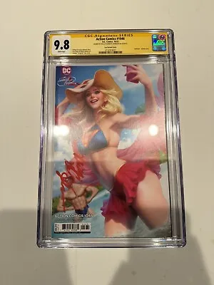 Buy Action Comics #1046 (Lau Swimsuit Variant) Signed By Phillip Kennedy Johnson • 96.30£