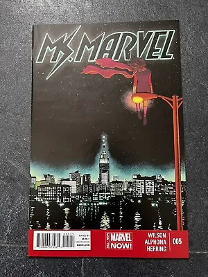 Buy MS. MARVEL #5  August 2014  Kamala Khan. 1st Cameo The Inventor Marvel Comics • 15£