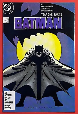 Buy Batman #405 (dc Comics 1987) Year One | Part 2 | Frank Miller | Vf- 7.5 • 11.88£