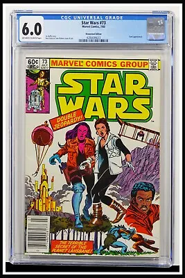 Buy Star Wars #73 CGC Graded 6.0 Marvel June 1982 Newsstand Edition Comic Book. • 81.03£