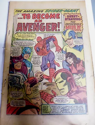 Buy The Amazing Spider-man Annual # 3.  Silver Age Featuring The Avengers. Coverless • 20£