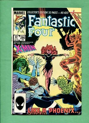Buy Fantastic Four #286 Jean Grey Phoenix X-Factor Marvel Comics Jan. 1986 VF/NM • 5.60£