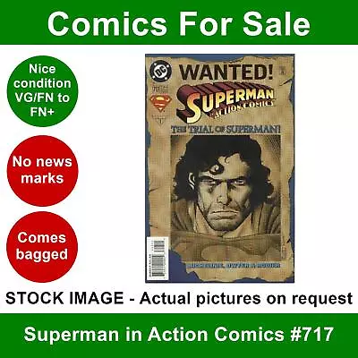 Buy DC Superman In Action Comics #717 Comic - VG/FN+ 01 January 1996 • 3.99£