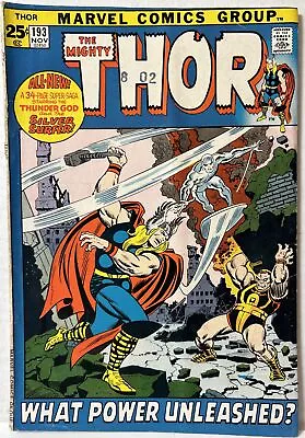 Buy Thor #193~Classic Silver Surfer Cover!~1st Kaggor~Giant Issue~1971~GD-VG • 9.59£