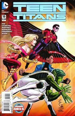 Buy Teen Titans #19 John Romita Jr Variant Cover DC 2016 50 Cents Combined Shipping • 1.98£