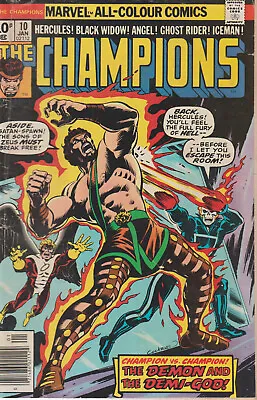 Buy Marvel Comics Champions #10 January 1976 1st Print G • 3£