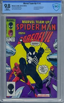 Buy Marvel Team-up #141 Cbcs 9.8 1st Spider-man Black Costume White Pages Not Cgc • 553.42£