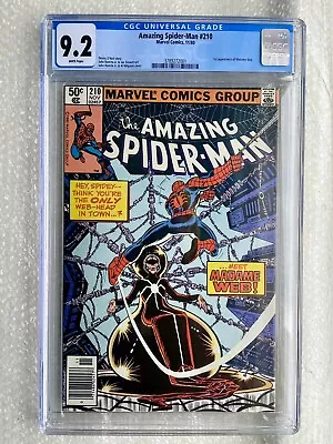 Buy Amazing Spider-Man #210 CGC 9.2 NEWSSTAND First App. Of Madame Web. • 240£
