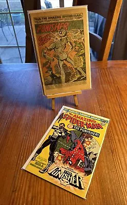 Buy Amazing Spiderman #129 - 1973 1st Punisher, Coverless Plus Lionsgate Reprint! • 200.92£