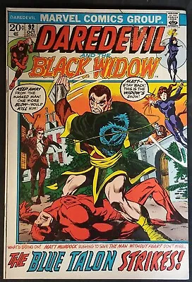 Buy Daredevil #92 Marvel Comics 1972 • 23.75£