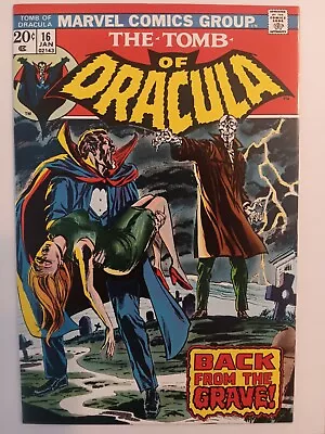 Buy Tomb Of Dracula # 16 Key 1st Doctor Sun 1973 Marvel Bronze Midnight Sons Sharp! • 35.56£