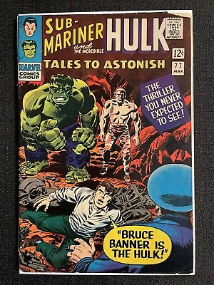 Buy Marvel Comics Tales To Astonish #77 Bruce Banner Is The Hulk! Silver Age 1966 • 19.71£