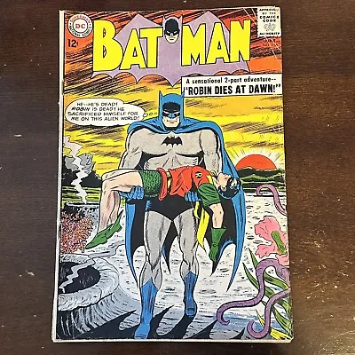 Buy Batman #156 (1963) - Classic Robin Dies Cover! • 108.58£