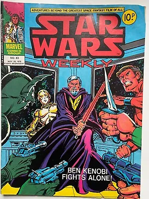 Buy Star Wars Weekly, No.43 Vintage Marvel Comics UK • 2.95£