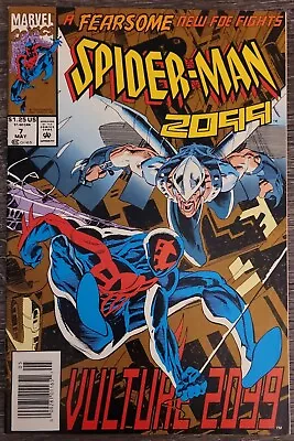 Buy Spider-Man 2099 #7 - Newsstand Variant - Vulture 2099 Cover - Leonardi Art • 5.54£