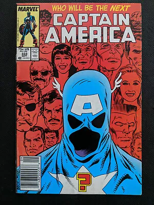 Buy Captain America #333 (1987)   1st John Walker As Captain America -- KEY • 7.90£
