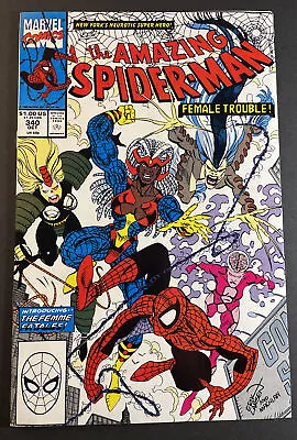 Buy The Amazing Spider-Man #340 1st App Femme Fatales Marvel Comics 1990 VF (L15) • 3.94£