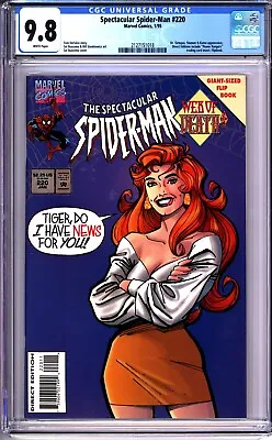 Buy Spectacular Spider-man #220 - Cgc 9.8 Wp - Direct Edition - Mary Jane Has News!! • 120.53£